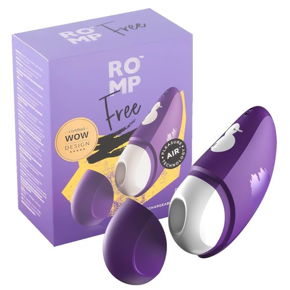 ROMP Free - vodootporni stimulator klitorisa zračnim valovima (ljubičasti)