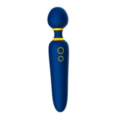   ROMP Flip Wand - punjivi, vodootporni masažni vibrator (plavi)