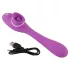 You2Toys - vibrator s 2 funkcije - akumulatorski 2u1 - ljubičasti