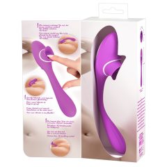   You2Toys - 2-Function Vibe - klitoralni i vaginalni vibrator na punjenje (ljubičasti)