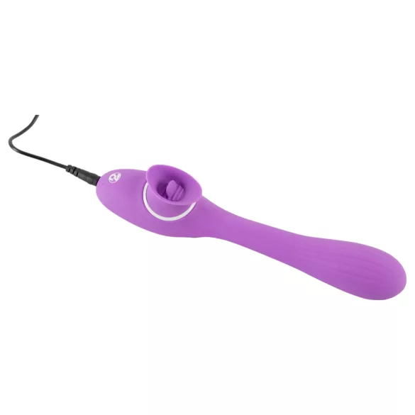 You2Toys - vibrator s 2 funkcije - akumulatorski 2u1 - ljubičasti
