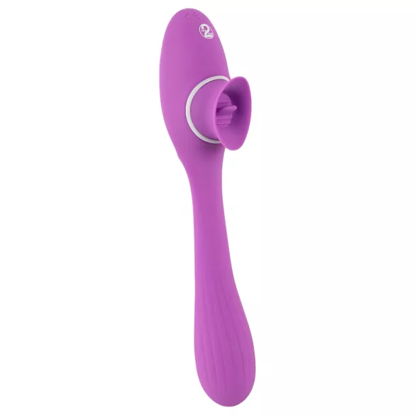 You2Toys - vibrator s 2 funkcije - akumulatorski 2u1 - ljubičasti