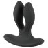 XOUXOU - crni dvokraki analni vibrator na akumulator