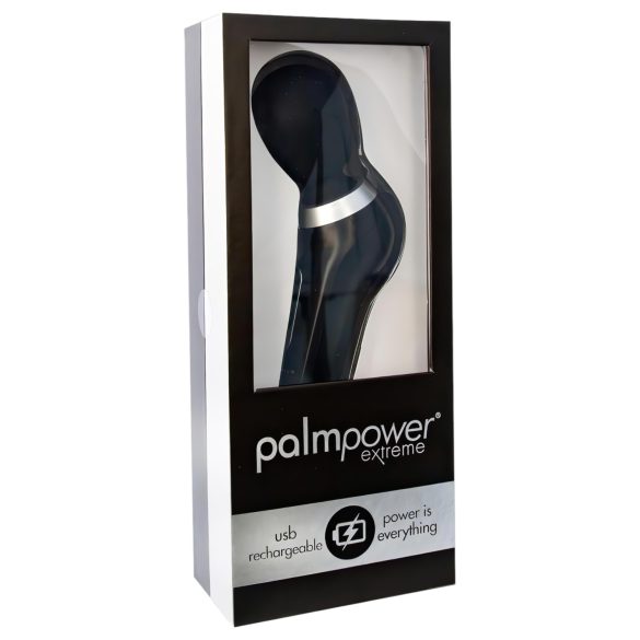 PalmPower Extreme Wand - snažni masažni vibrator (crni)