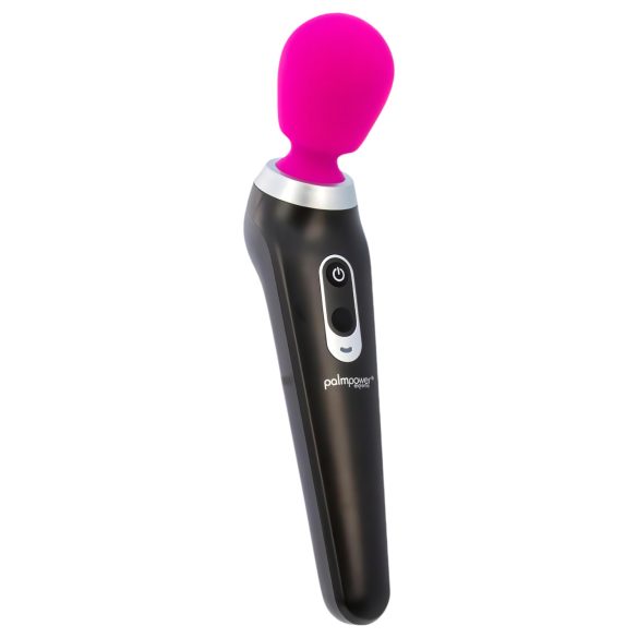 PalmPower Extreme Wand - masažni vibrator na baterije - pink/crna