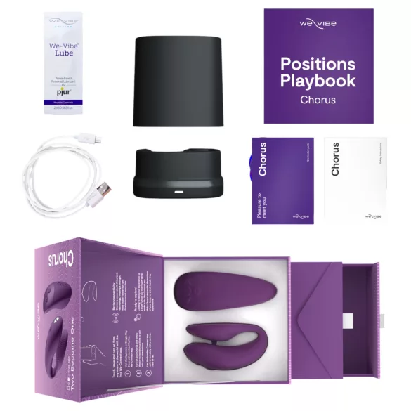We-Vibe Chorus - pametni parni vibrator na puni батарije (ljubičasti)