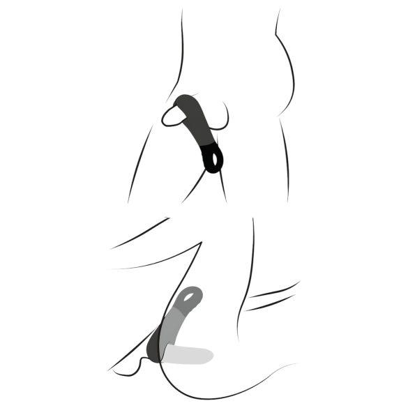 Fun Factory Manta - vibrator za glavu (crni)