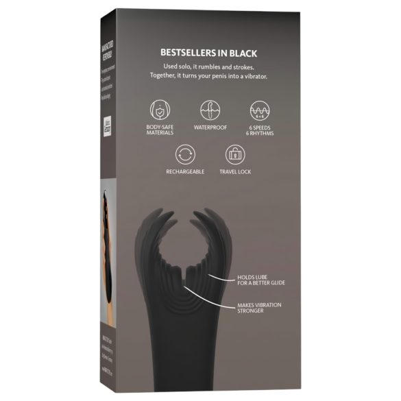 Fun Factory Manta - vibrator za glavu (crni)