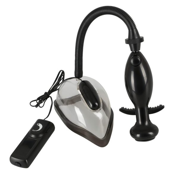 You2Toys - crna vibracijska pumpica za vaginu
