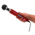 Doxy Die Cast 3 Wand - mrežni masažni vibrator (crveni)