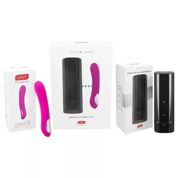 Kiiroo Onyx+ i Pearl 2 - set za parove masturbator i vibrator