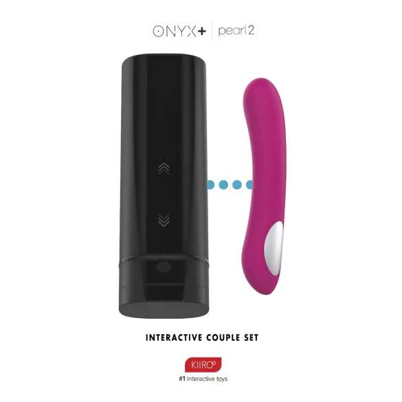 Kiiroo Onyx+ i Pearl 2 - set za parove masturbator i vibrator