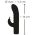 Rabbit Vibe - punjivi G-točka vibrator s klitoralnim nastavkom (ljubičasti)