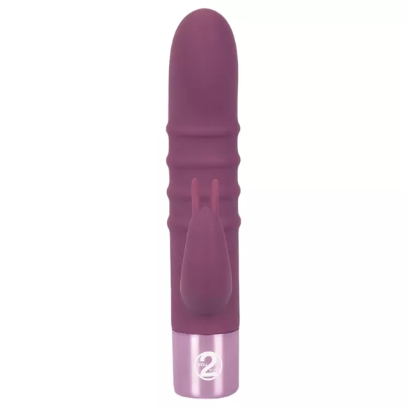Rabbit Vibe - vibrator za G-točku s klitoralnim nastavkom - punjivi - ljubičasti