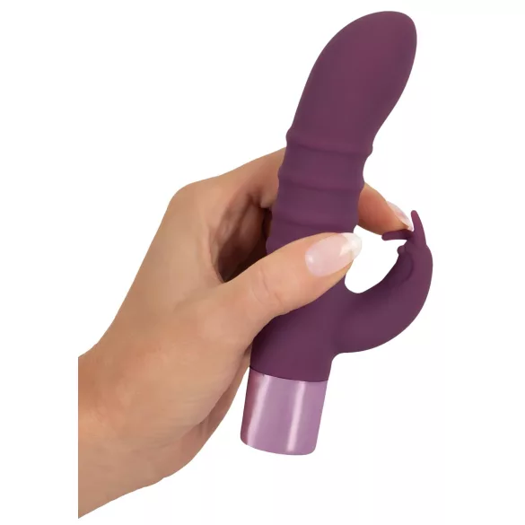 Rabbit Vibe - vibrator za G-točku s klitoralnim nastavkom - punjivi - ljubičasti