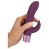 Rabbit Vibe - punjivi G-točka vibrator s klitoralnim nastavkom (ljubičasti)