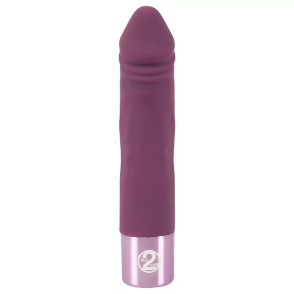 You2Toys Elegant Realistic - vibrator na punjenje - vodootporan - ljubičasta