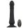 Black Velvet - punjivi crni analni vibrator s impulzima