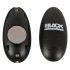 Black Velvet - punjivi crni analni vibrator s impulzima