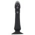 Black Velvet - punjivi crni analni vibrator s impulzima