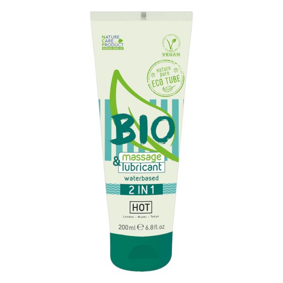 HOT Bio 2IN1 - gel za podmazivanje i masažu na bazi vode (200ml)