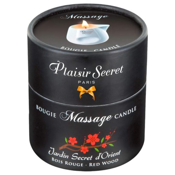 Plaisirs Secrets Red Wood - masažna svijeća (80ml)