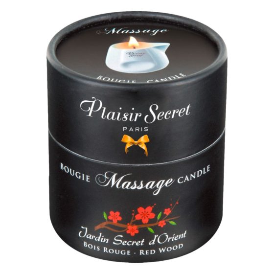 Plaisirs Secrets Red Wood - svijeća za masažu (80 ml)