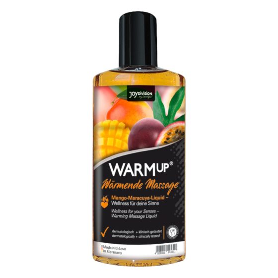 JoyDivision WARMup - zagrijavajuće ulje za masažu - mango-passionate (150ml)