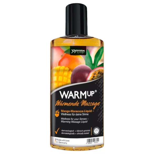JoyDivision WARMup - zagrijavajuće ulje za masažu - mango-marakuja (150ml)
