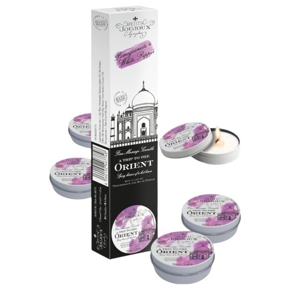 Petits Joujoux - svijeća za masažu - nar i bijeli papar (5x43ml)