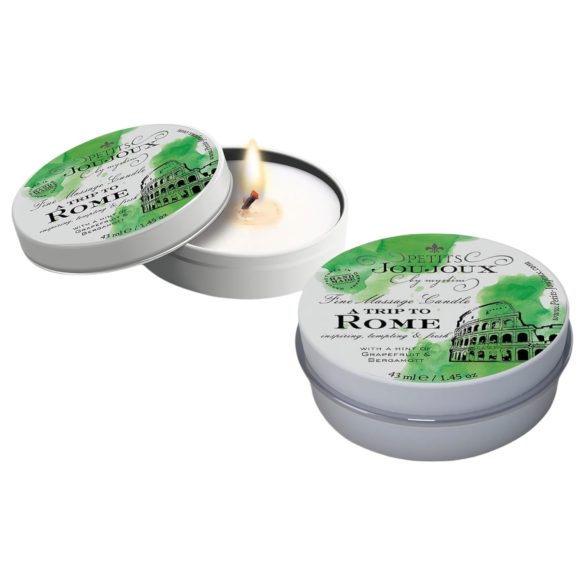 Petits Joujoux Rome - mirisna svijeća za masažu - grejp i bergamot (43ml)