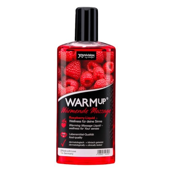 JoyDivision WARMup - zagrijavajuće ulje za masažu - malina (150ml)