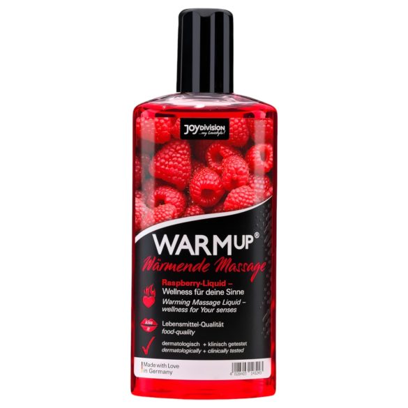 JoyDivision WARMup - ugrijavajuće masažno ulje - malina (150ml)
