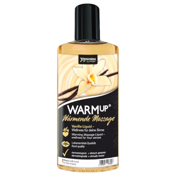 JoyDivision WARMup - grijajuće ulje za masažu - vanilija - 150ml