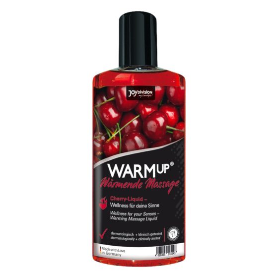 JoyDivision WARMup - zagrijavajuće ulje za masažu - trešnja (150ml)