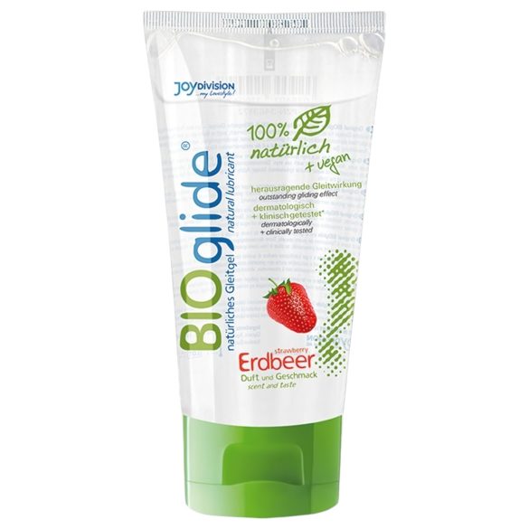BIOglide - lubrikant s vodom - jagoda (80ml)
