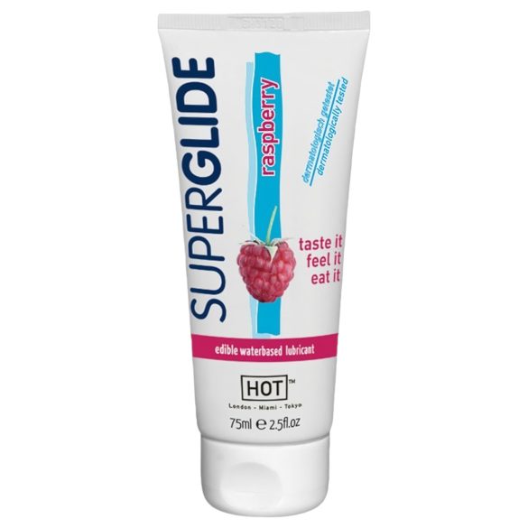 HOT Superglide Malina - jestivo lubrikant (75 ml)