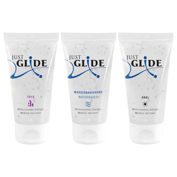 Just Glide lubrikant set (3x50ml)