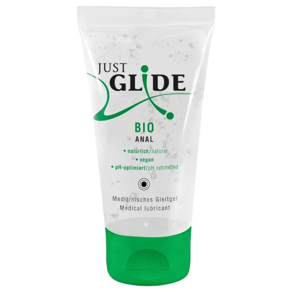 Just Glide - lubrikant za analni seks - veganski, na bazi vode, 50ml
