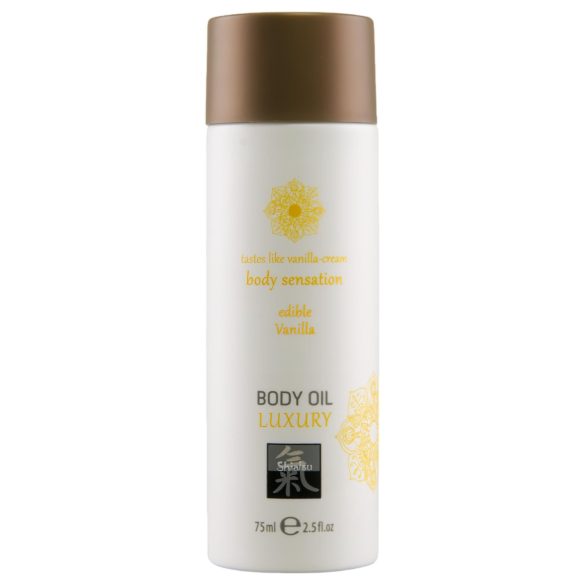 Shiatsu Luxury - jestivo ulje za masažu - vanilija (75 ml)