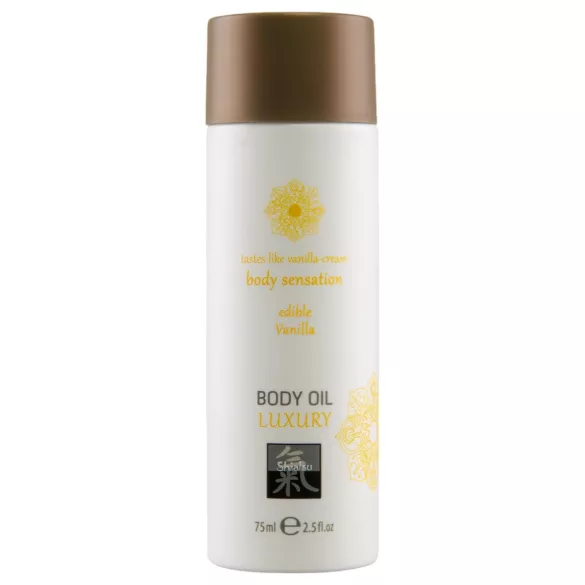 HOT - Shiatsu Luxury - jestivo ulje za masažu - vanilija (75 ml)