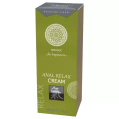 HOT Shiatsu - analni lubrikant za opuštanje - krema, 50 ml