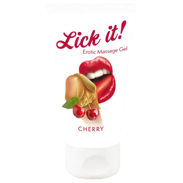 Lick it! - jestivi lubrikant 2u1 - okus trešnja - 50ml