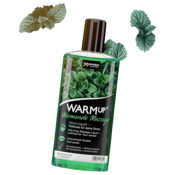 JoyDivision - masažno ulje s efektom zagrijavanja - menta - 150 ml