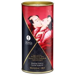 Shunga - zagrijavajuće ulje za masažu - trešnja (100 ml)