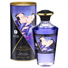   Shunga - masažno ulje s efektom zagrijavanja - egzotično voće 100ml