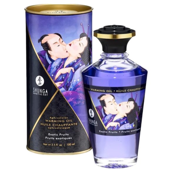 Shunga - Zagrijavajuće ulje za masažu - Egzotično voće (100 ml)