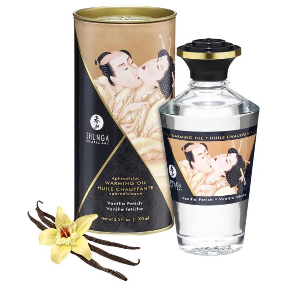/ Shunga - zagrijavajuće masažno ulje - vanilija (100ml)