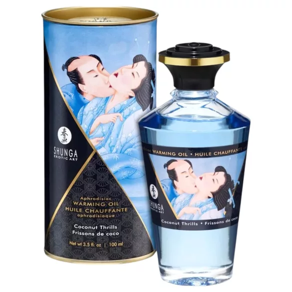 Shunga - zagrijavajuće ulje za masažu - kokos - 100ml