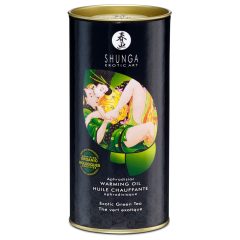   Shunga - zagrijavajuće ulje za masažu - zeleni čaj (100ml)